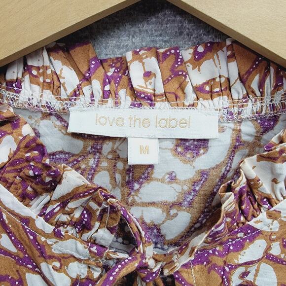 LOVE THE LABEL MABLE PUFF SLEEVED BLOUSE, SIZE M - Picture 5 of 8